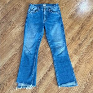 MOTHER Flare Jeans in Classic Blue